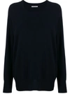 Chinti & Parker Slouchy Cashmere Jumper In Blue