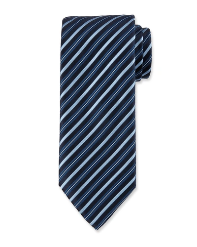 Charvet Assorted Silk Striped Ties In Navy/blue