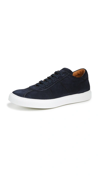 To Boot New York Men's Alpha Suede & Leather Sneakers In Blueprint