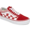 Vans Old Skool Sneaker In Chili Pepper/ True White