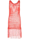 Altuzarra ‘carmela' Knit Top In Red