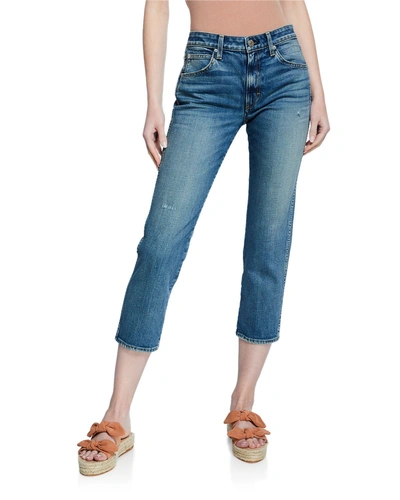 Amo Denim Syd Cropped Straight-leg Jeans In Keep It Real