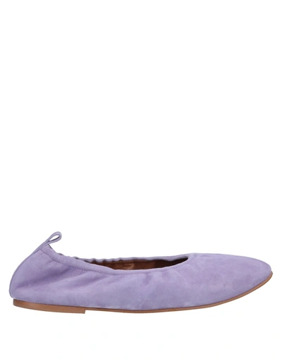 Flattered Ballet Flats In Lilac