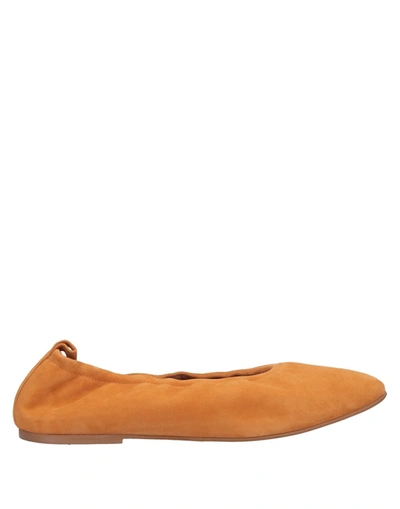 Flattered Ballet Flats In Orange