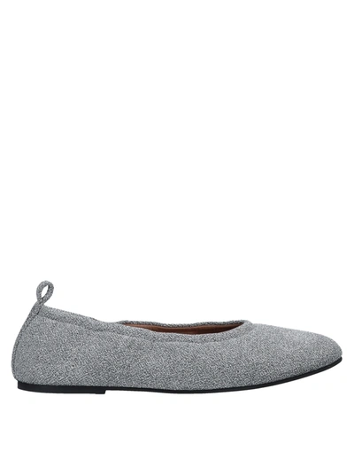 Flattered Ballet Flats In Silver
