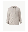 Allsaints Raven Slim-fit Cotton-fleece Hoody In Lunar Grey