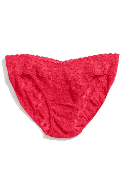 Hanky Panky Signature Lace Vikini In Fiery Red