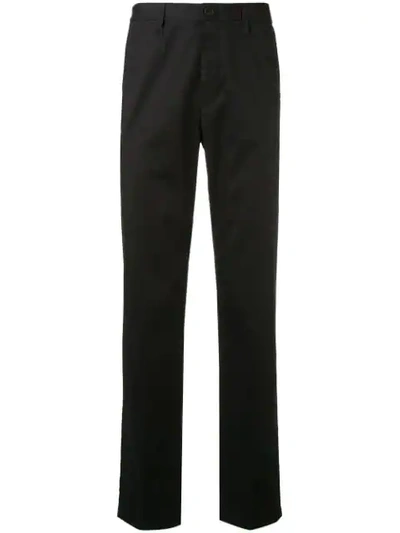 Kent & Curwen Classic Chino Trousers In Black