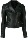 Tom Ford Textured-leather Biker Jacket In Black