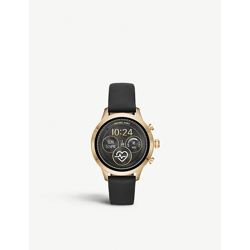 Michael Kors Runway Leather Smartwatch 