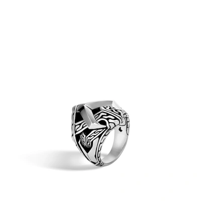 John Hardy Men's Classic Chain Asli Silver Link Ring In Metallic