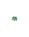 Sydney Evan 14k Mini Elephant Enamel Stud Earring, Right In Gold