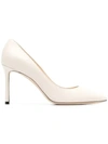 Jimmy Choo Romy 85 Pumps In Neutrals