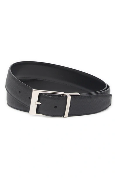 Bally Seret Leather Belt In Black