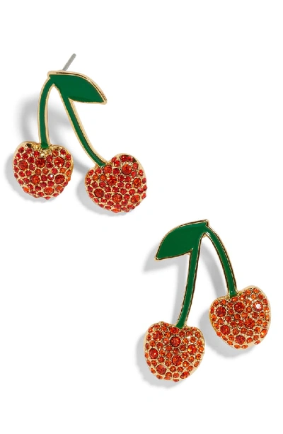 Baublebar Cherry Drop Earrings In Red