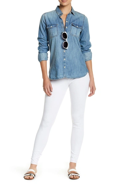 Hue Plus Size Original Smooth Denim Leggings, Created For Macy's In White