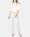 Nydj Tummy-control Slim-leg Trousers In Straw