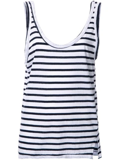 Bassike Striped Relaxed Tank Top | ModeSens