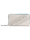 Givenchy Emblem Wallet  In White