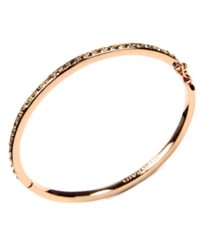 Givenchy Bracelet, Silk Swarovski Element Bangle In Gold