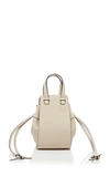 Loewe Hammock Leather Mini Bag In Neutral