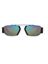 Dior Chroma2 51mm Rectangular Sunglasses In Metal