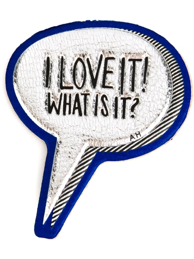 Anya Hindmarch 'i Love It' Sticker - Metallic