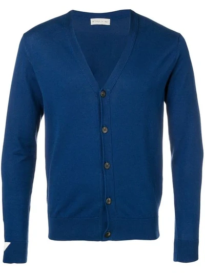 Etro Fitted Cardigan In Blue