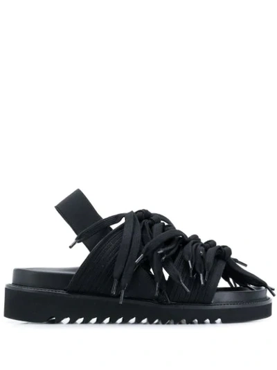 Ports 1961 Laces Sandals In Black