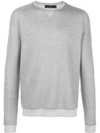 Ermenegildo Zegna Fine Knit Sweater In Grey