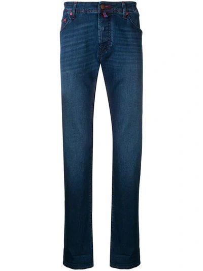 Jacob Cohen High Rise Jeans In Blue