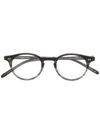 Epos Round Frame Glasses In 黑色