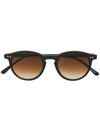 Epos Round Frame Sunglasses In 黑色