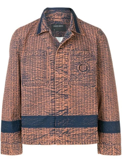 Craig Green Contrast Panel Shirt Jacket In Brown