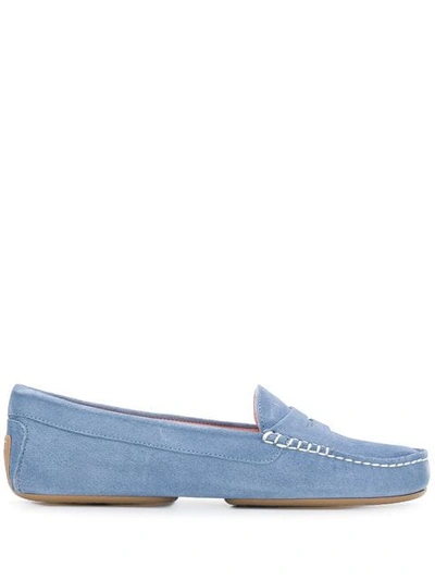 Pretty Ballerinas Josephine Loafers In Blue