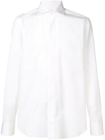 Alessandro Gherardi Spread Collar Shirt In White