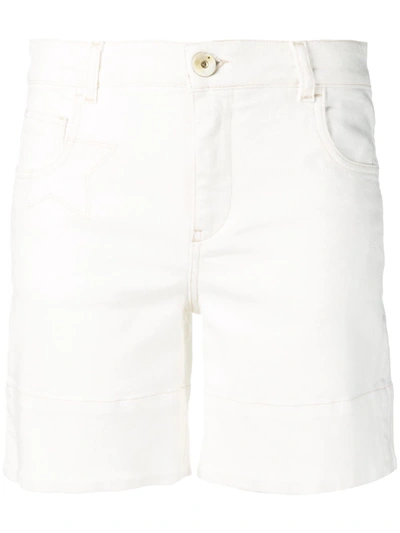 Lorena Antoniazzi Straight-leg Denim Shorts In White