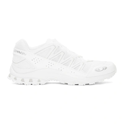 Salomon White Xa-comp Adv Sneakers In White/white