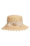 Eric Javits Montauk Squishee Sun Hat - Brown In Peanut