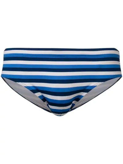 Ron Dorff Stripe Swim Briefs In Blue