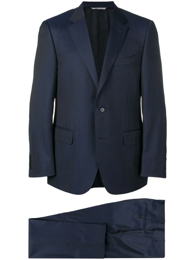 Canali Two-piece Formal Suit In Blue