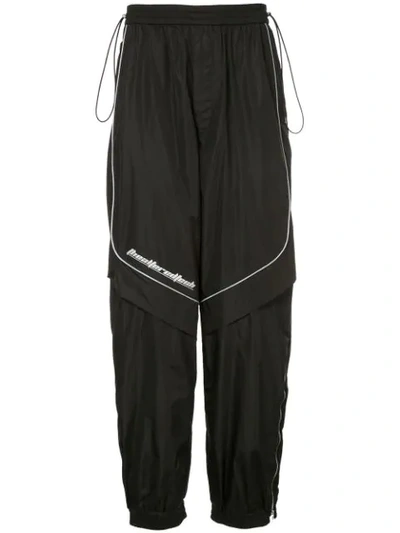 Juunj Oversized Track Trousers In Black