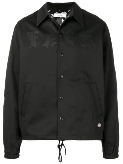 Facetasm X Dickies Boxy Fit Shirt Jacket In Black