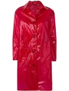 Aspesi 'gelèe' Raincoat In Red