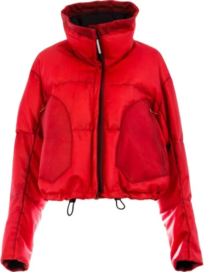 Isaac Sellam Experience Appartition Rouge Puffer Jacket In Red