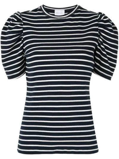 Alice Mccall Space Is The Place Striped T-shirt In Black