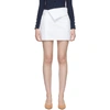 Jacquemus White 'la Mini Jupe En Jean' Miniskirt