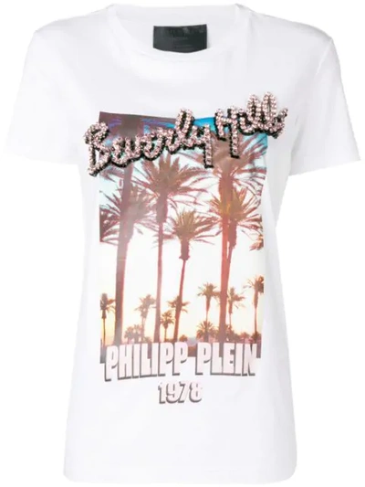 Philipp Plein Beverly Hills T-shirt In White
