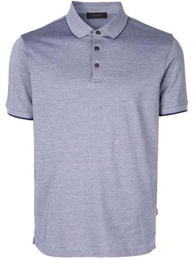 D'urban Short Sleeves Polo Shirt In Blue
