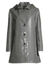 Jane Post Iconic Slicker Jacket In Storm Grey